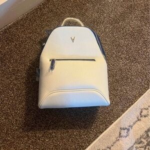 Vanessa Williams white backpack